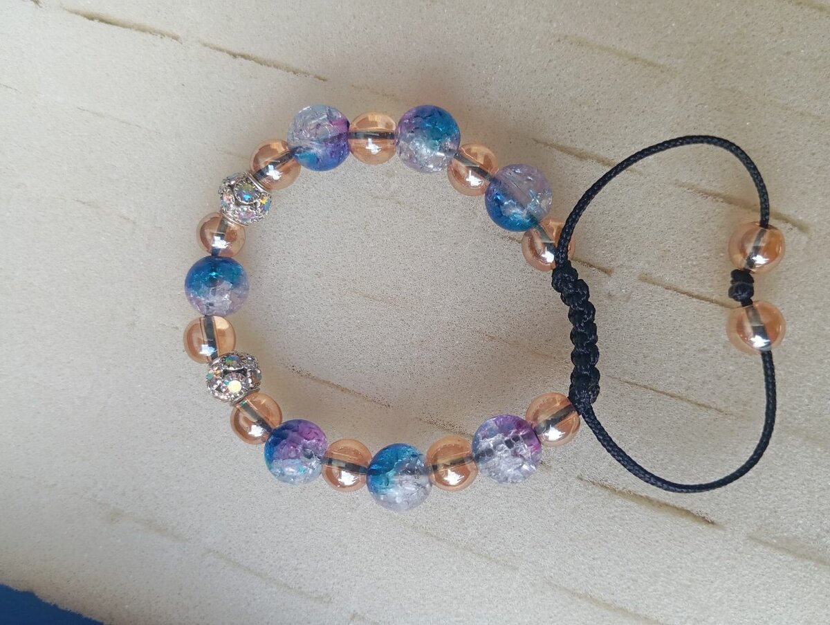 Bracelets scintillants multicolores