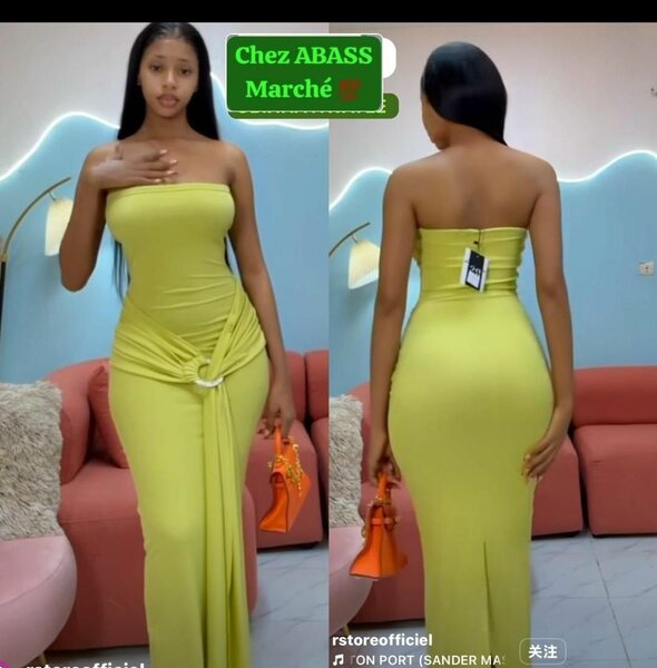 Robe longue moulante élégante