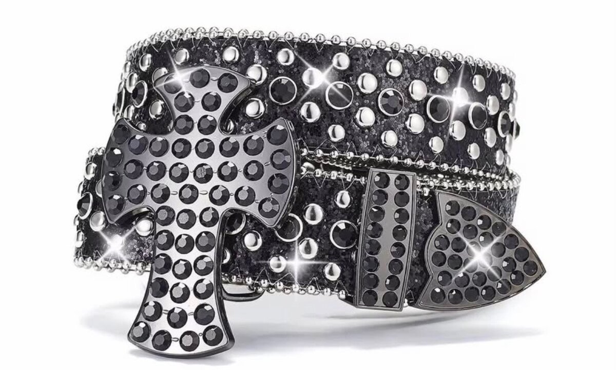 Ceinture Strass Gothique