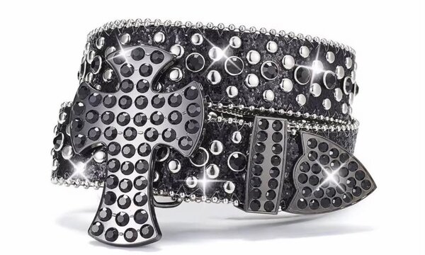Ceinture Strass Gothique