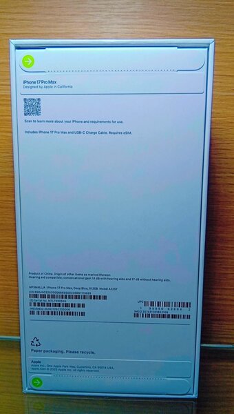 iPhone 17 Pro Max - Bleu deep