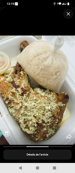 Poulet mayo avec attieke