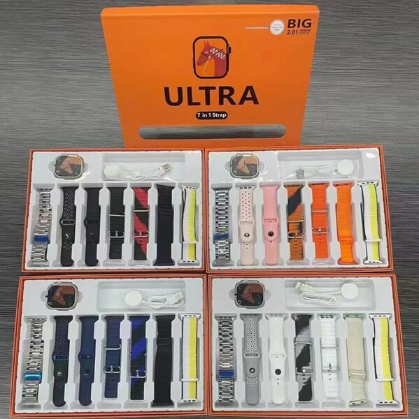 ULTRA WATCH with SEVEN BELTS
