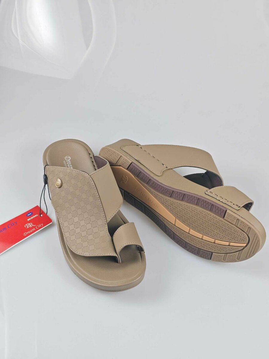 Tongs confort beige Dream City