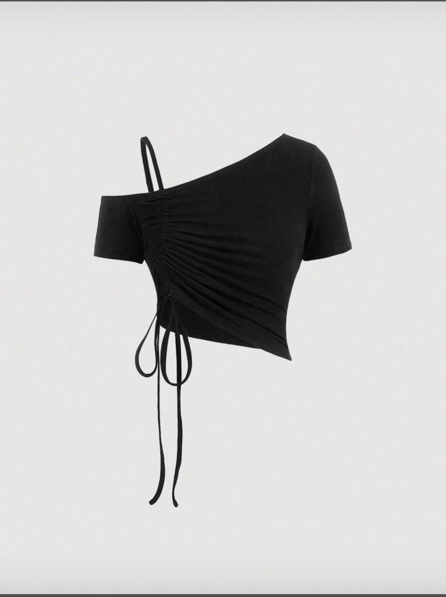 Top asymétrique élégant femme