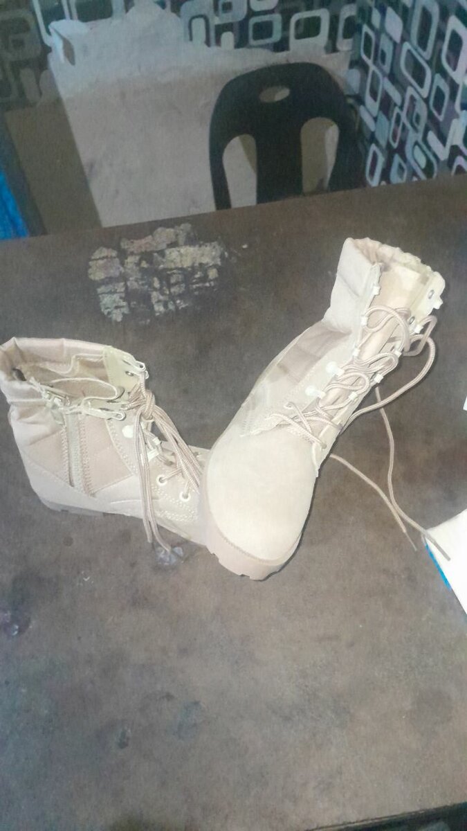 Jungle boots and Delta boots