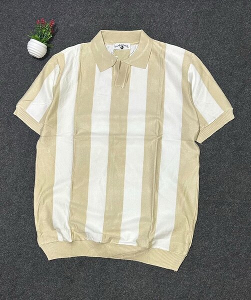 Polo à rayures tendance