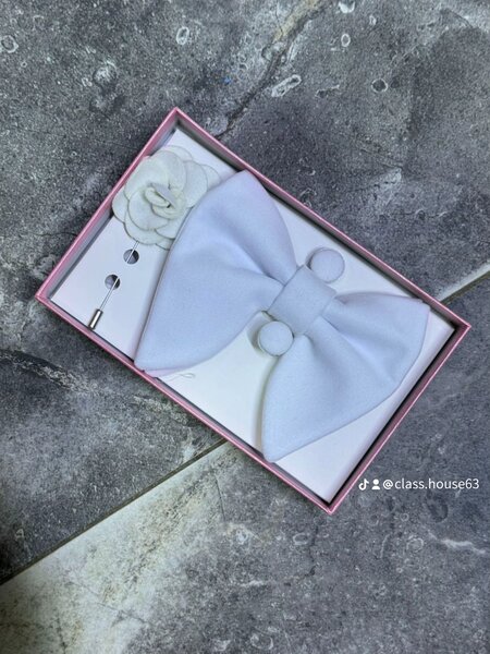 Coffret noeud papillon velour