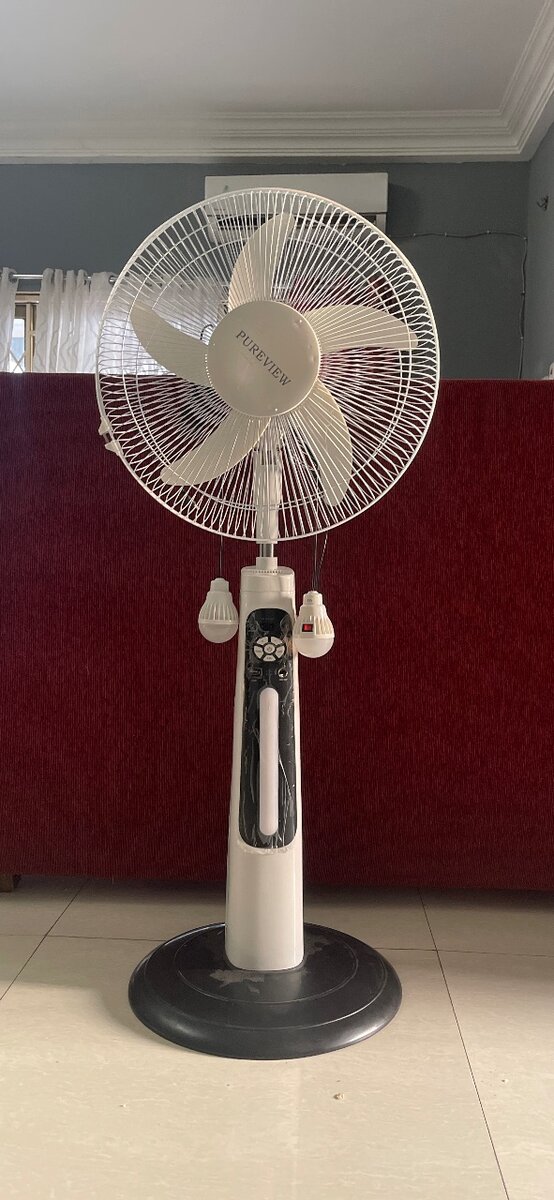 Rechargeable Solar Fan