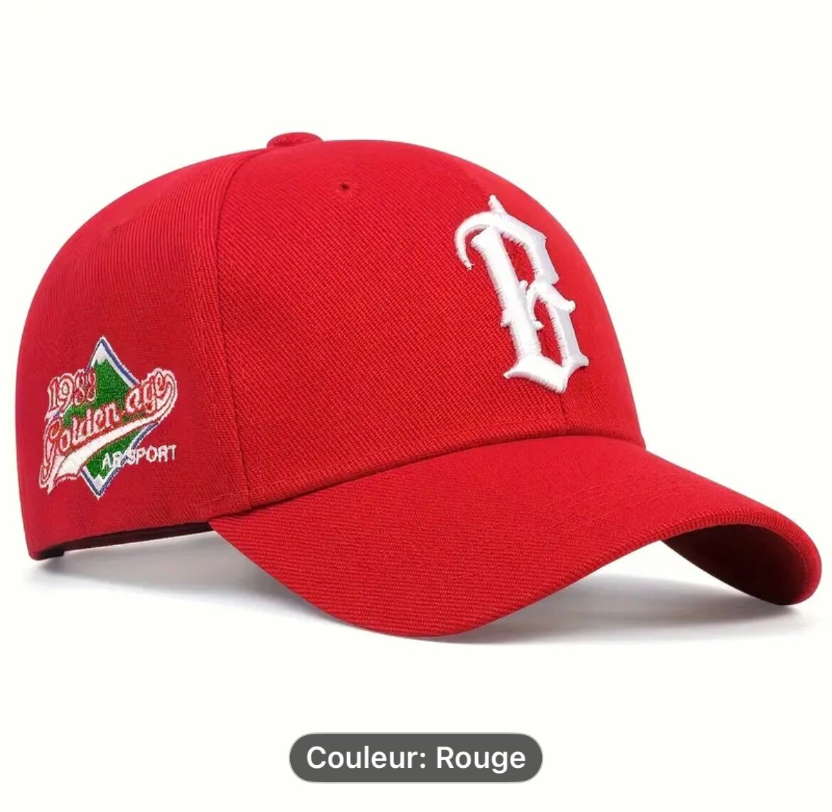 Casquette sport ajustable classique