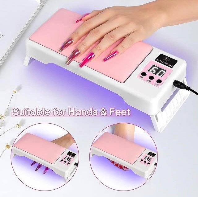 2 in 1 arm rest and nail lamp