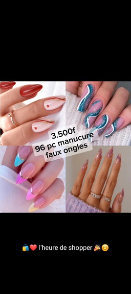 96pc manucure Faux ongles