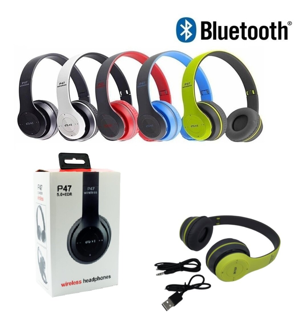 P47 Wirless Rechargeable Headphones