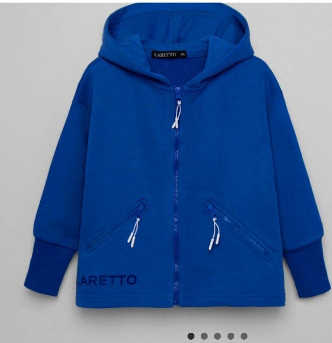 Зипка из трехнитки, плотный хлопок на рост 146