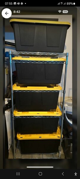 Berkley jasen black and yellow cover storage bowls