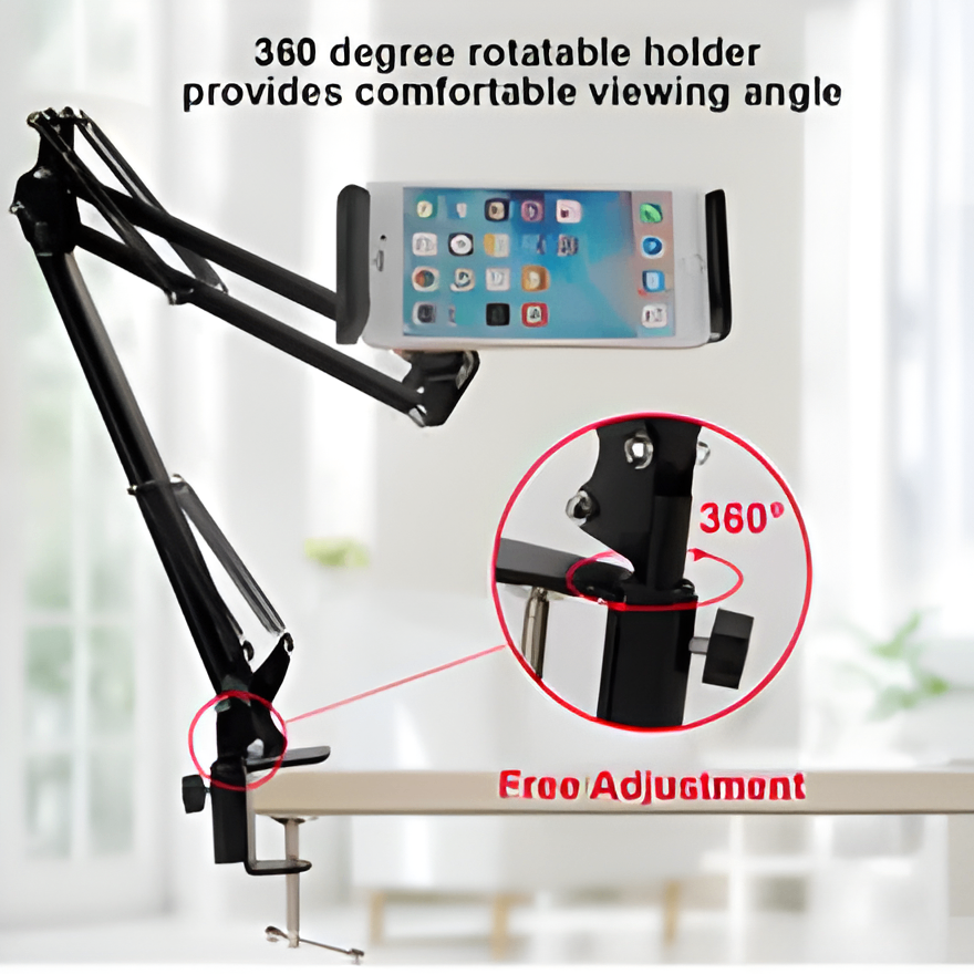 Overhead Mobile Stand - Adjustable and Sturdy Mount