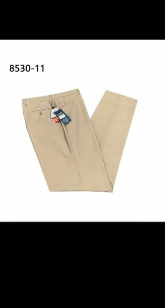 Pantalon tissu-MARRON