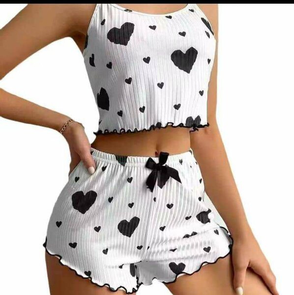 Ensemble Pyjama Cœur Femme