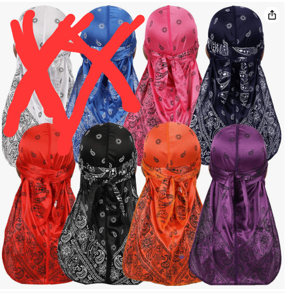 Durag en Satin Multicolore