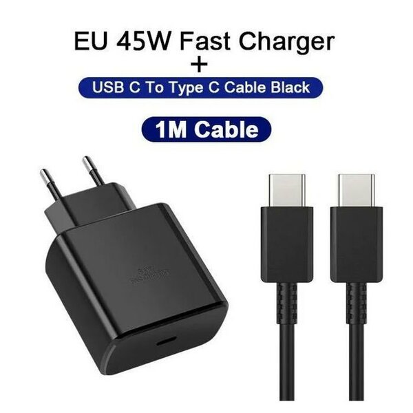 Chargeur Rapide 45W USB-C Noir
