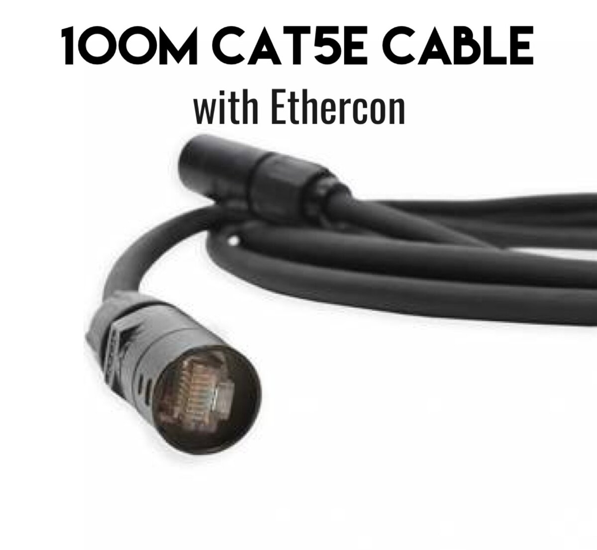 Original Shielded CAT5E Cables with ETHERCON on Reel