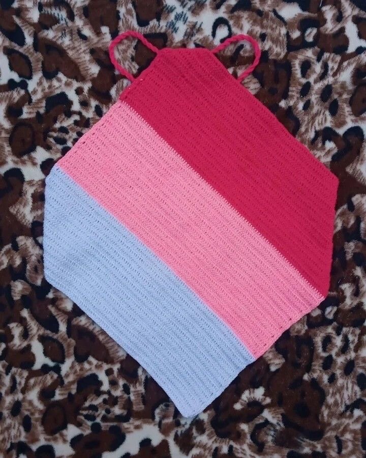 Haut Crochet Coloré Femme