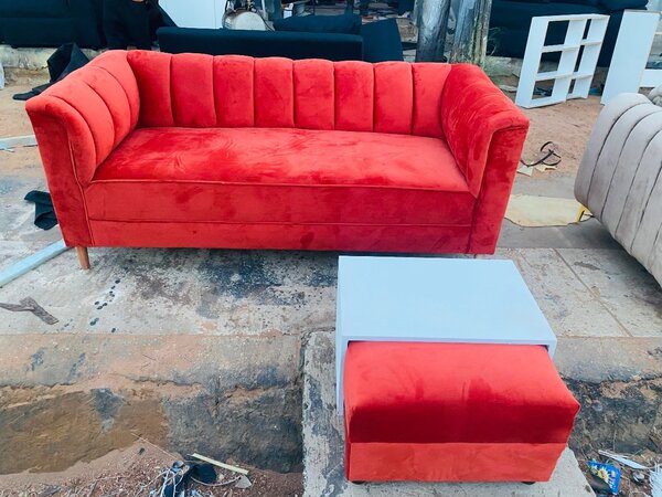 3 seater with ottoman