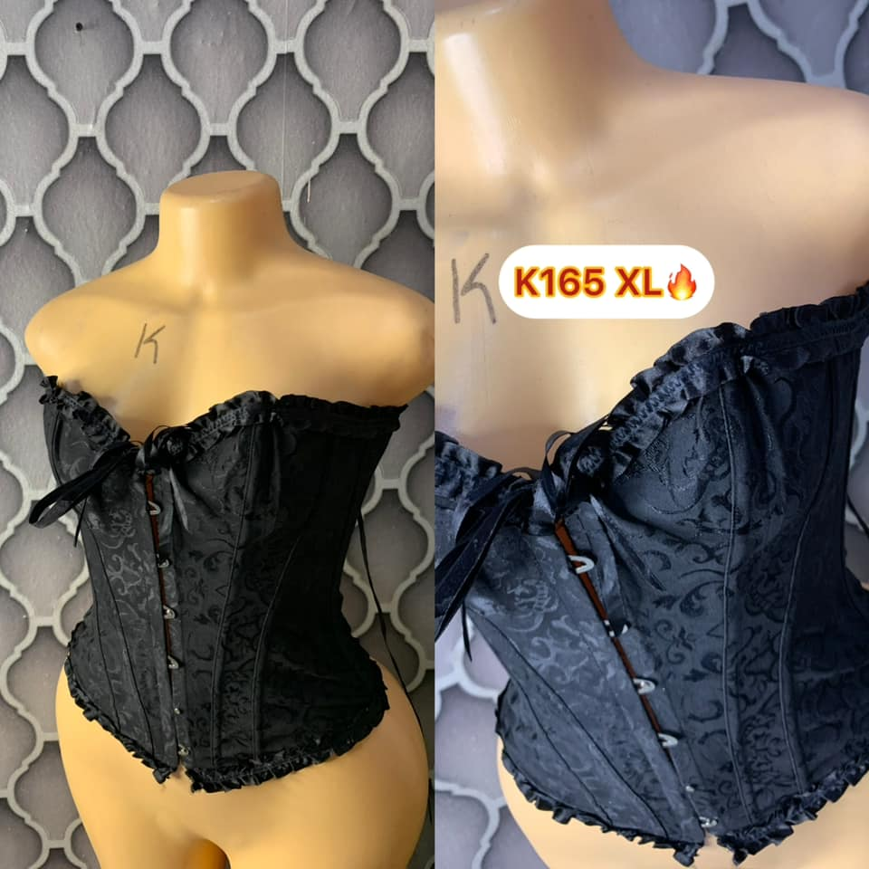 Beautiful thrifted corset tops and tops 