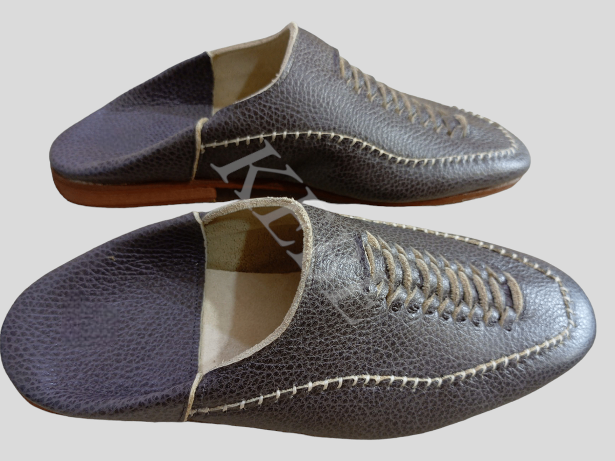 Babouche en cuir