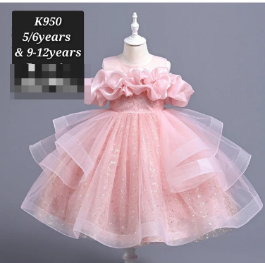 pink dress with a full skirt