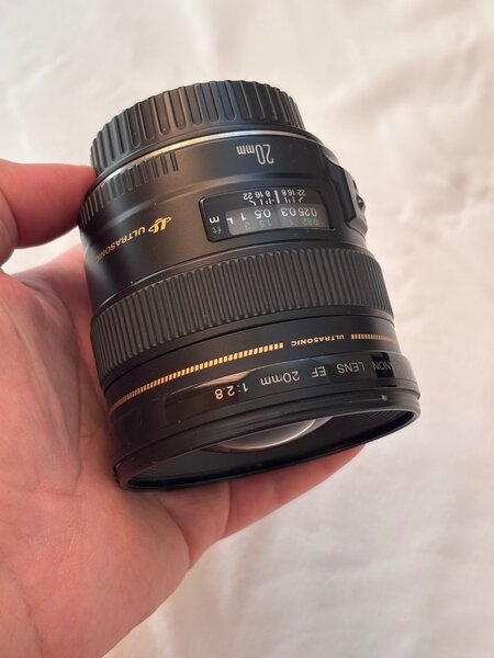 Canon 20 mm f2.8