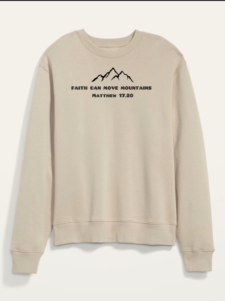 Unisex-Sweatshirt-Fleece-Beige
