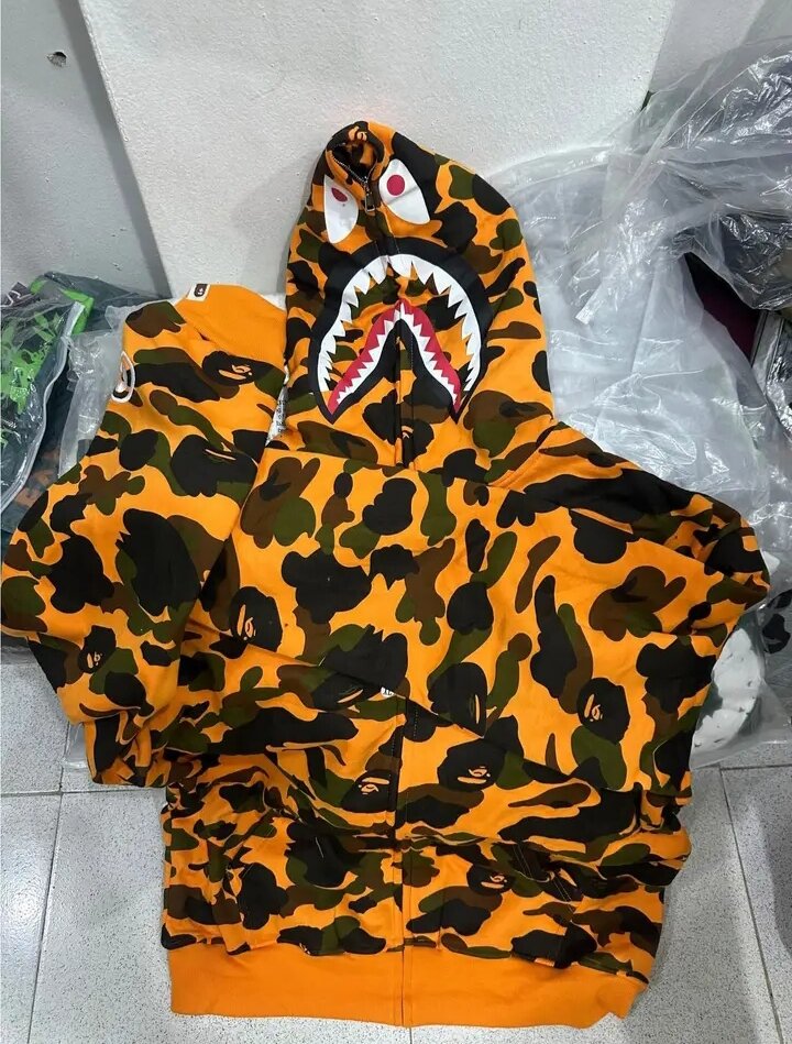 Sweat capuche camouflage bape