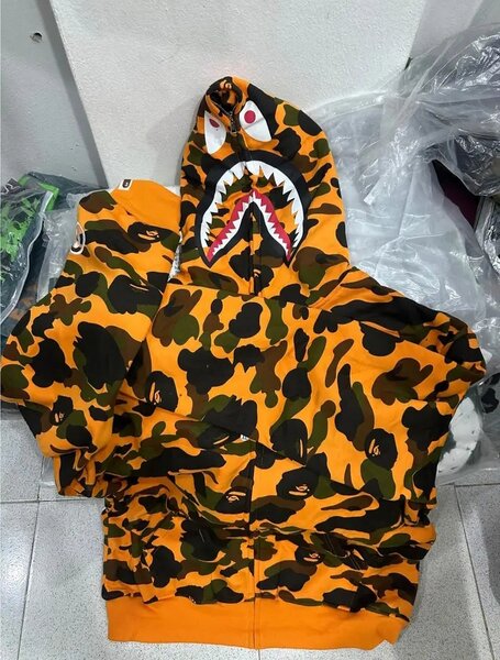 Sweat capuche camouflage bape