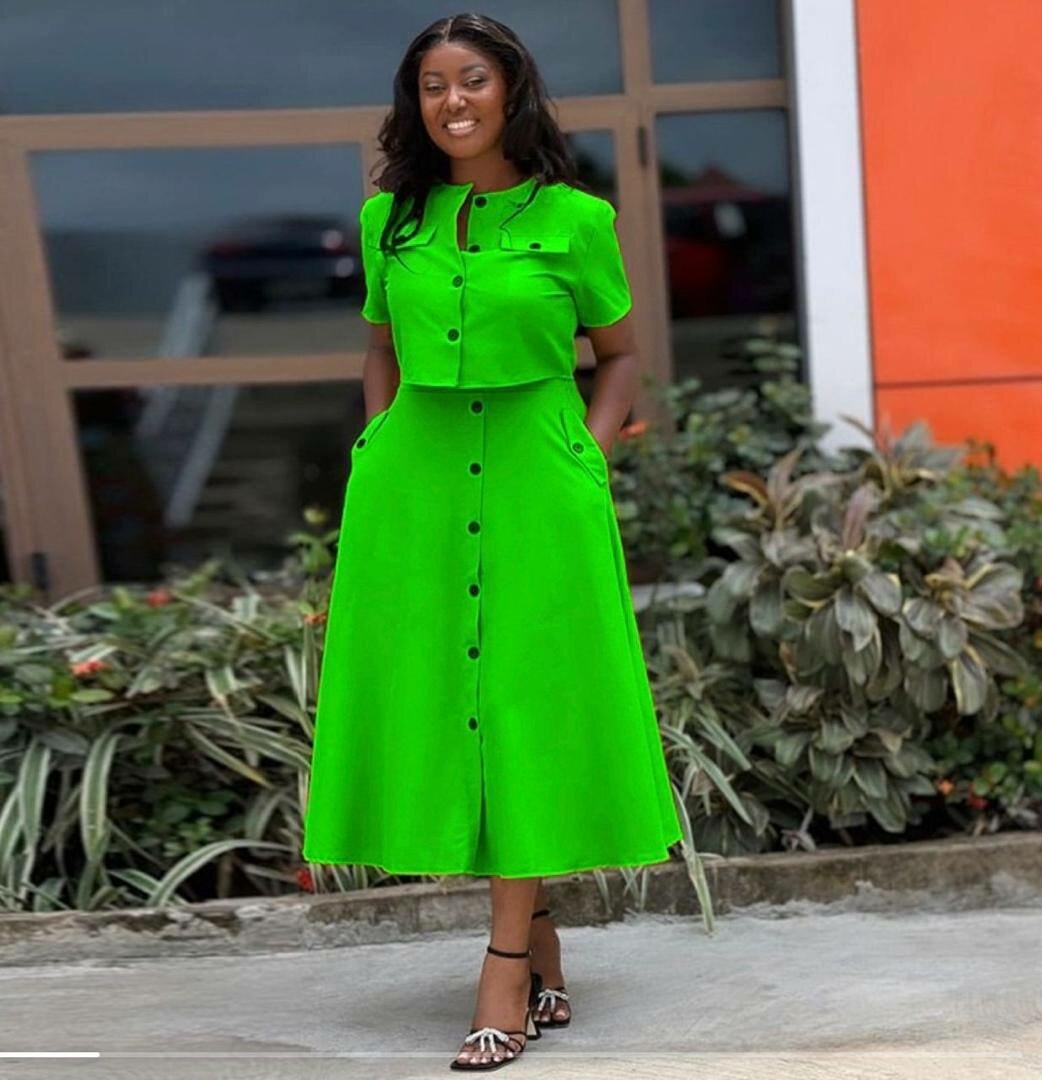 Women's quality skirt and top