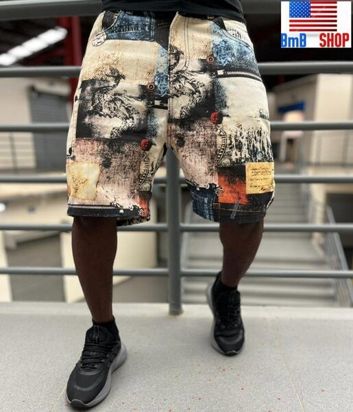 Shorts homme imprimé tendance