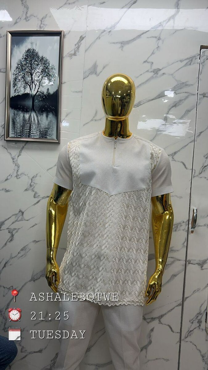 Men shirt and kaftan