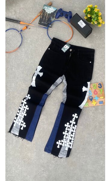 Jeans multicolores stylés