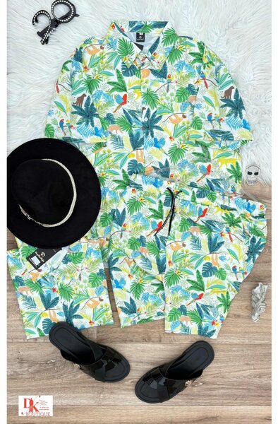 Ensemble Tropical Homme Été
