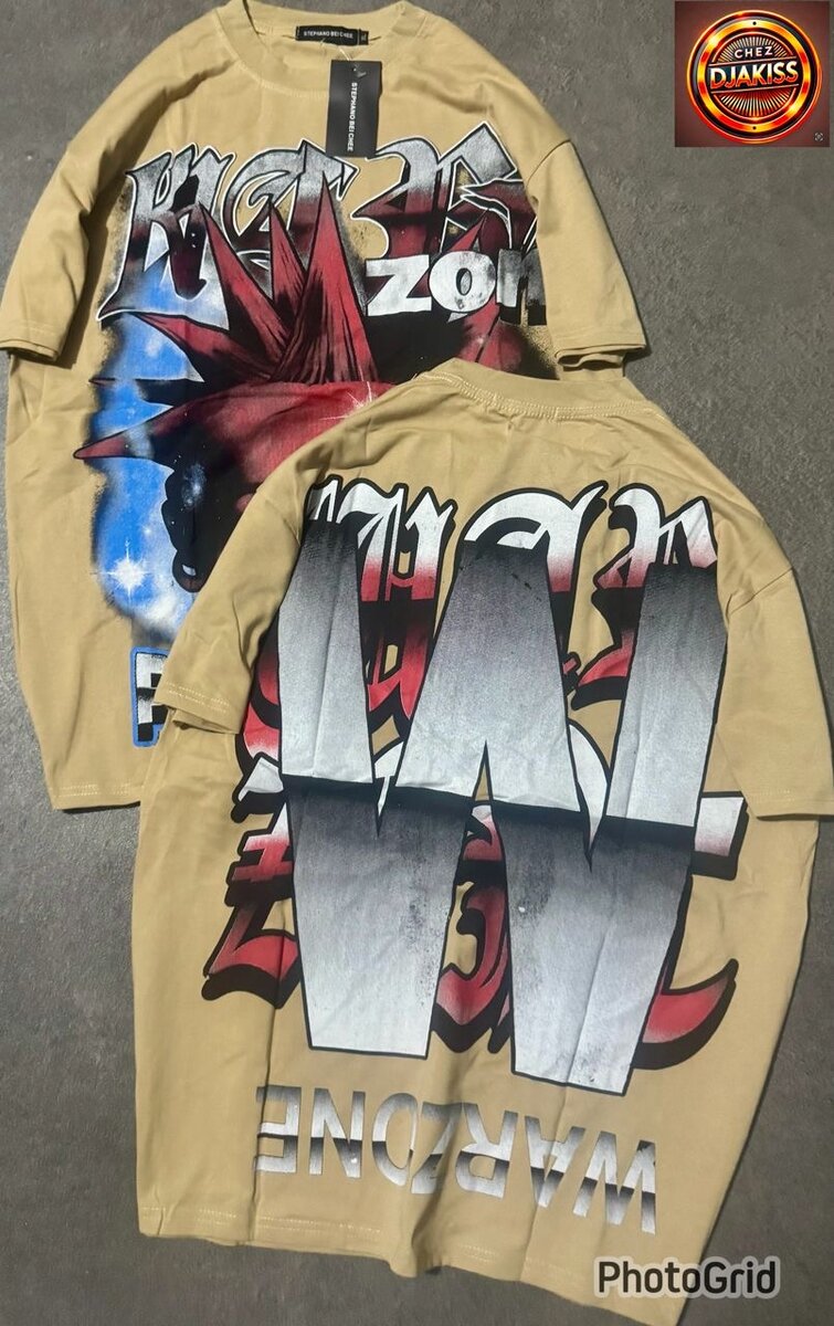 T-shirt graphique style urbain