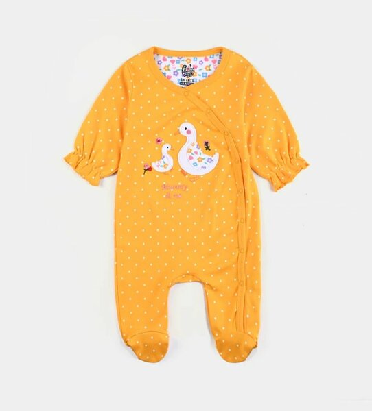 Infant Boys Knitted Romper MUMMY AND ME-Citrus