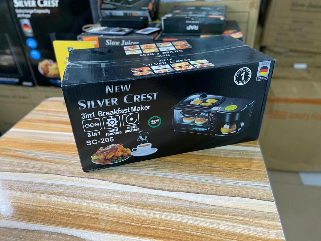 3IN1 SILVER CREST BREAKFAST MAKER
