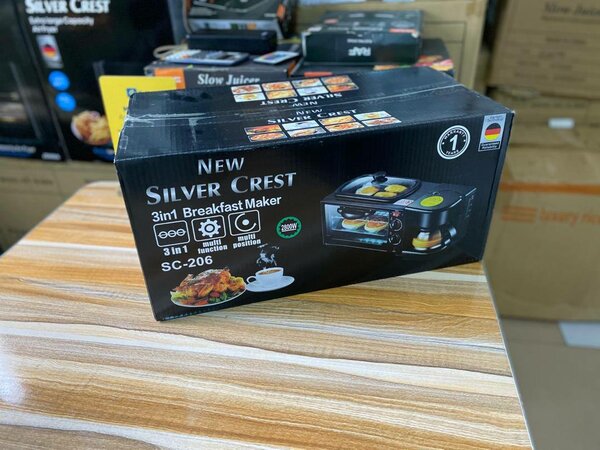 3IN1 SILVER CREST BREAKFAST MAKER