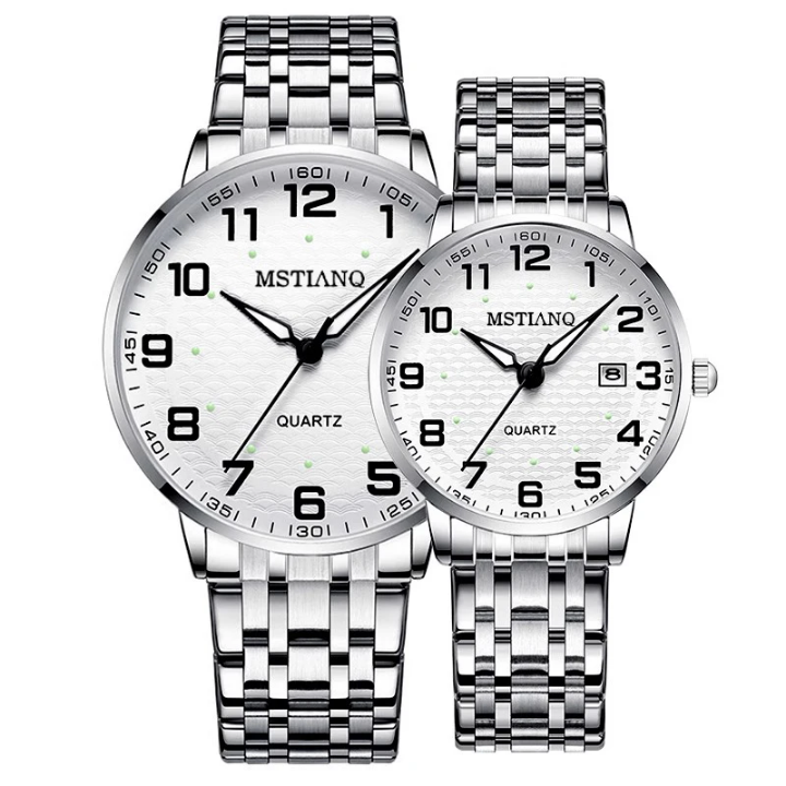 Montre en Acier Inoxydable Quartz