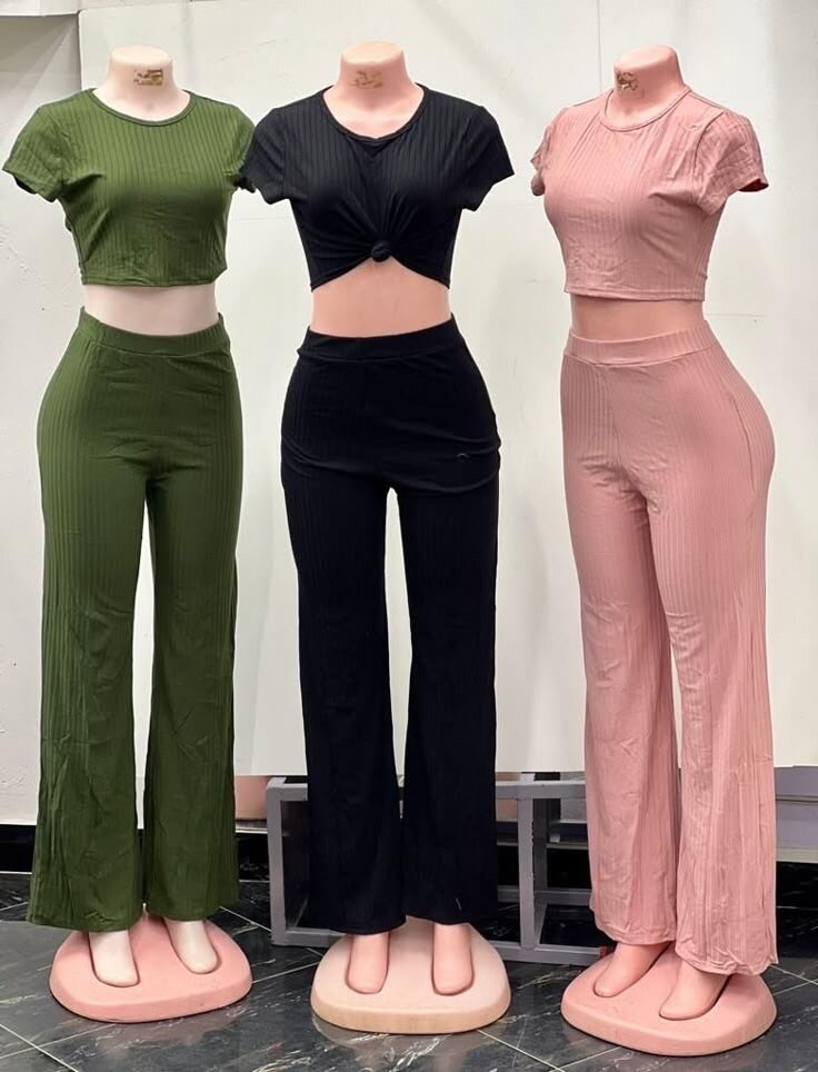 Ladies wear top and down