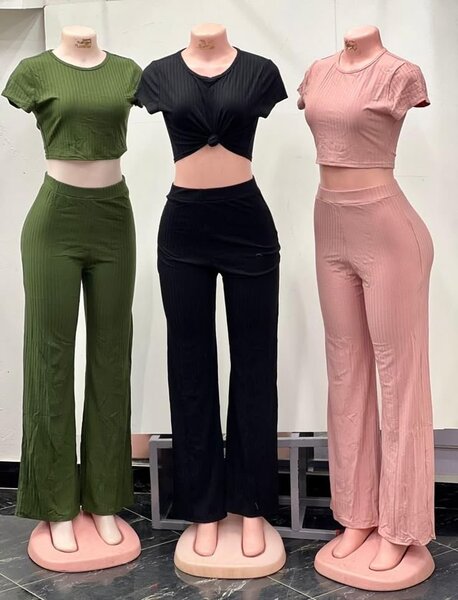 Ladies wear top and down