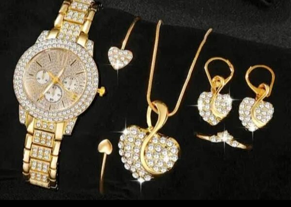 Parure Bijoux Dorée