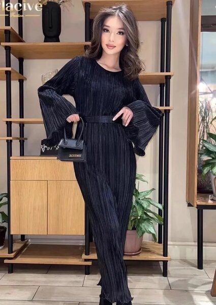 платье гофре