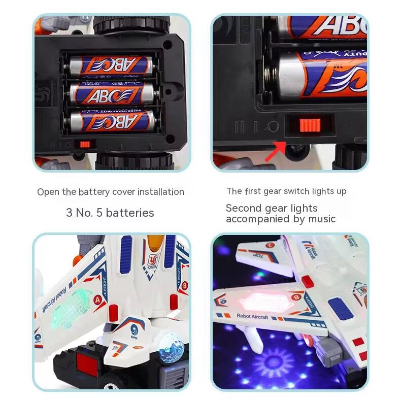 Avion Robot Transformable 2-en-1