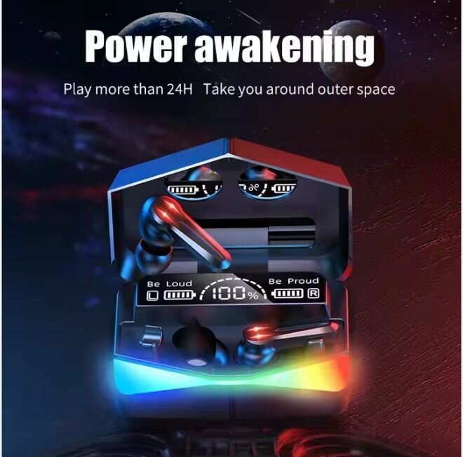 Écouteurs Sans Fil Gaming LED